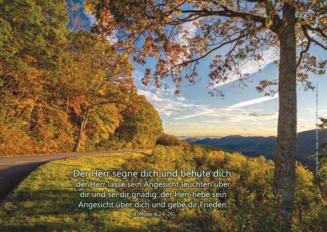 Poster A3 - Bunte Herbstlandschaft