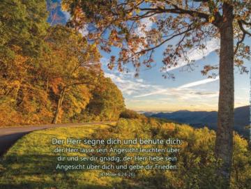 Poster A4 - Bunte Herbstlandschaft