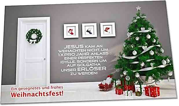 Weihnachtskarte - Postkarte: Perfekte Weihnachtsidylle