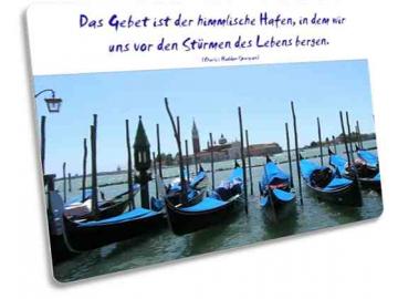 Postkarte: Gondeln in Venedig