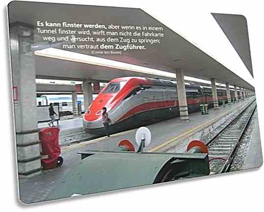 Postkarte: Italienischer Hochgeschwindigkeitszug