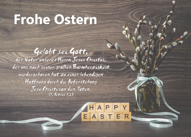 Poster Ostern A1 - Weidenkätzchen