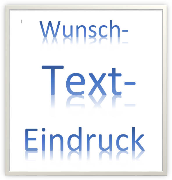 Wunschtext-Eindruck Werbebanner