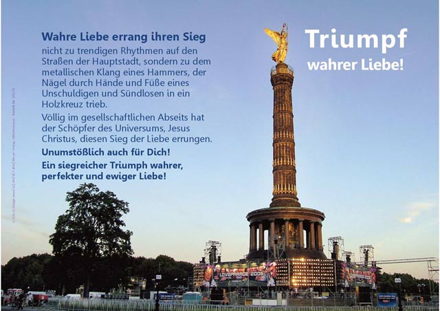 Poster A1 Ostern - Siegessäule, Berlin