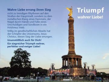 Poster A1 Ostern - Siegessäule, Berlin