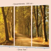 Bestatterbedarf: Roll-Up Display 1er-Set-Baumallee