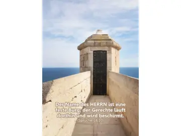 Christliches A1-Poster – Kleiner Wehrturm