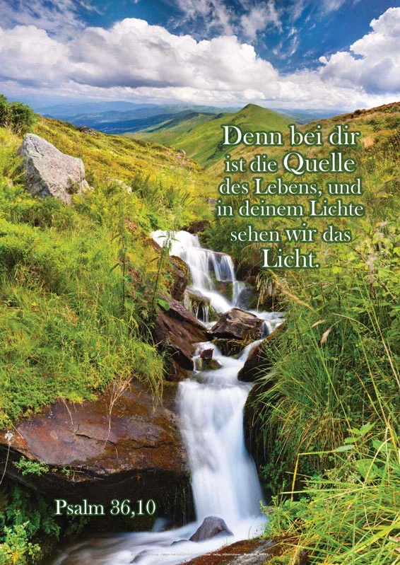 Christliche Poster A4 Set 15 -