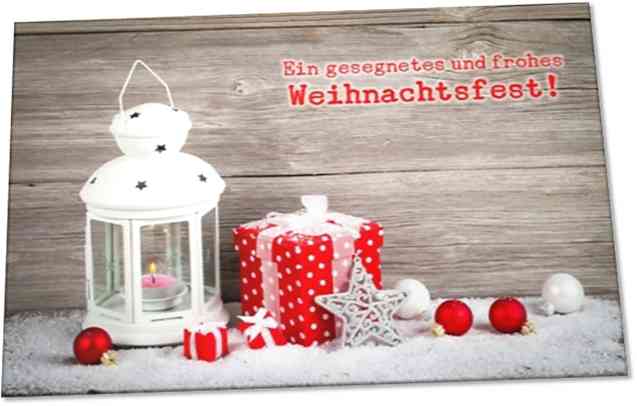 Christliche Weihnachtskarte: Weihnachtslaterne