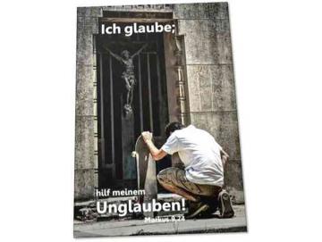 Poster Jahreslosung 2020: Betender Skater- Plakat DIN A2