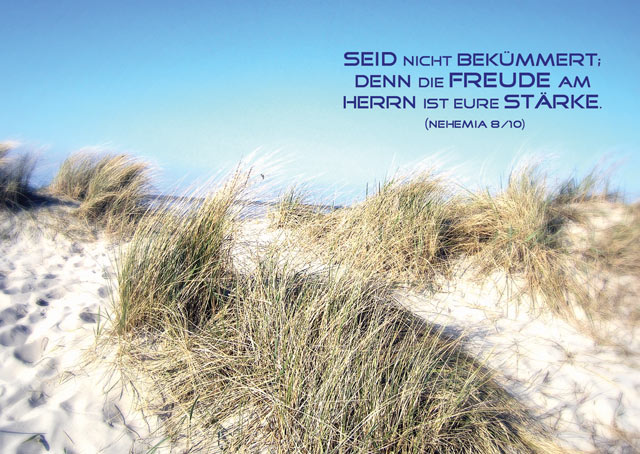 Christliches Poster A2: Sommerdüne