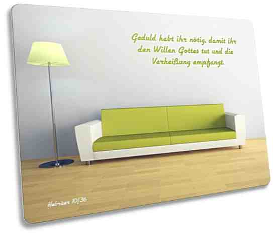 Karte: Grünes Sofa