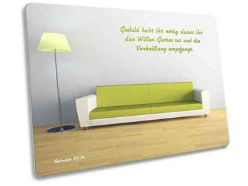 Karte: Grünes Sofa