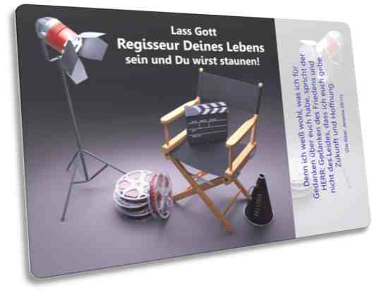 Postkarte: Regiestuhl