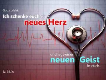 Christliches Plakat A2 - Stethoskop