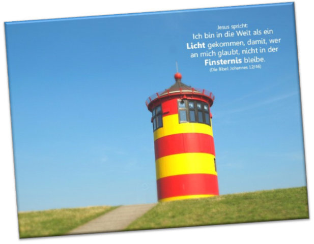 Leinwanddruck: Leuchtturm Pilsum -Ottos leuchtturm