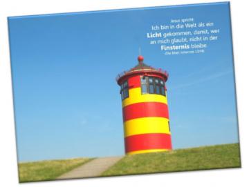Leinwanddruck: Leuchtturm Pilsum -Ottos leuchtturm