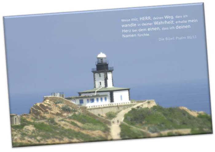 Leinwanddruck: Leuchtturm La Revellata, Korsika