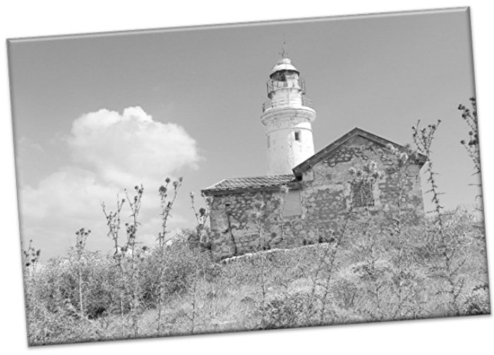 Leinwanddruck: Leuchtturm, Paphos IV -