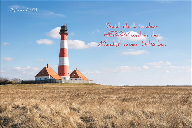 Poster A2 - Leuchtturm Westerhever