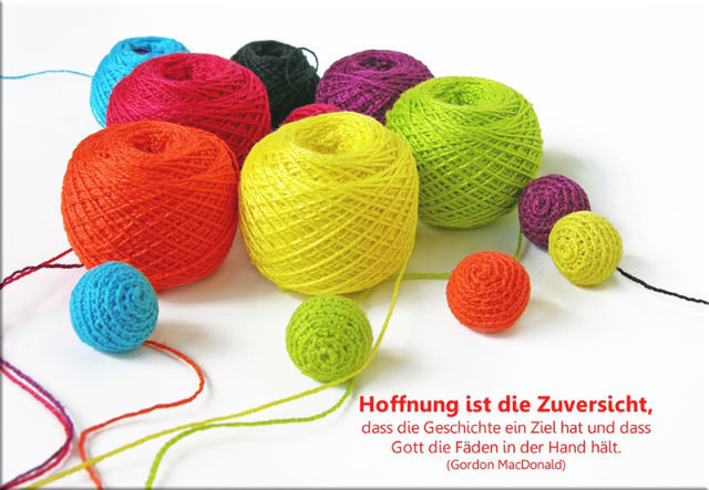 Kühlschrankmagnet 10er-Set - Bunte Garnknäuel