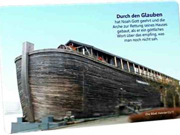 Postkarte: Nachbau der Arche Noah