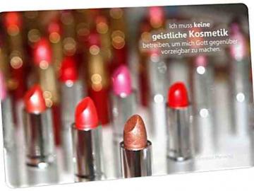 Postkarte: Lippenstifte