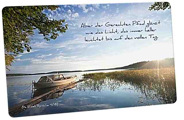 Postkarte: Verträumtes Seeufer