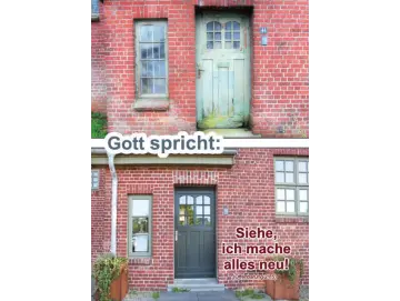 Banner Jahreslosung 2026 -Betagtes Ehepaar beim Spaziergang