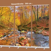 Bestatterbedarf - Rollup Set - Bach im Herbst - Hallenzubehör