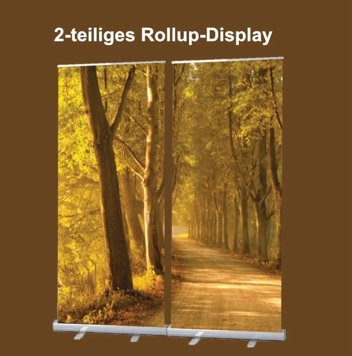 Bestatterbedarf: Roll-Up Display 2er-Set-Baumallee