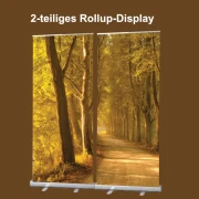 Bestatterbedarf: Roll-Up Display 2er-Set-Baumallee
