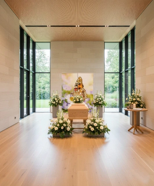 Bestatterbedarf: Roll-Up Display 3er-Set "Diestelfalter"