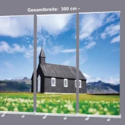 Bestatterbedarf - Rollup Set für eine stillvoll dekoration von Trauerhallen - Bestaterbedarf