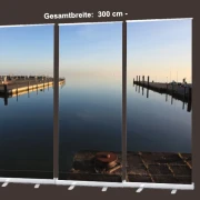 Bestatterbedarf: Roll-Up Display "Alter Vorhafen, Wilhelmshaven
