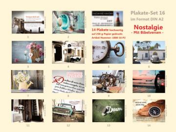 Poster A2 - 14-Stück-Set - Nostalgie