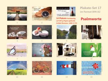 Poster A2 - 14-Stück-Set - Psalmworte