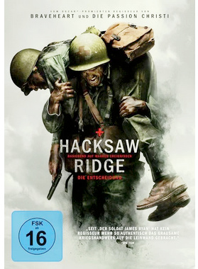 Christlicher Film DVD -Hacksaw Ridge