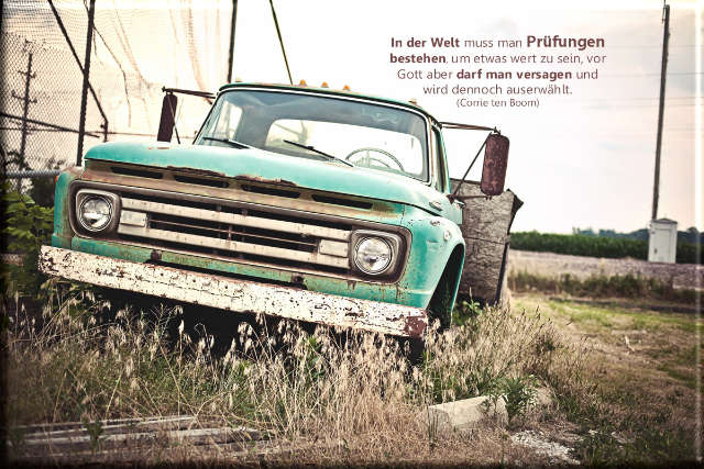 Leinwanddruck: Pick-up Oldtimer