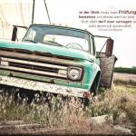 Leinwanddruck: Pick-up Oldtimer