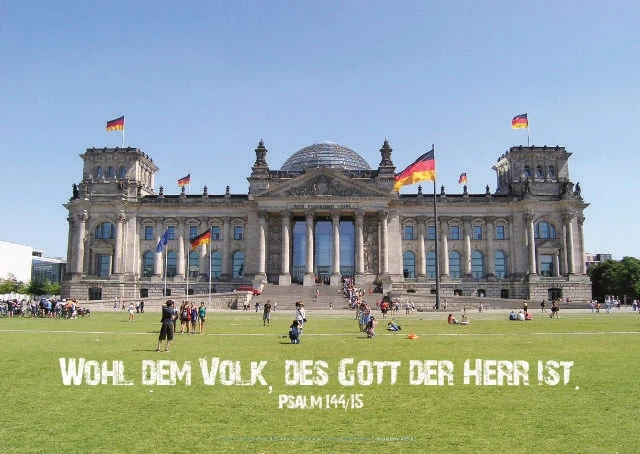 Christliches Banner - Berliner Reichstag