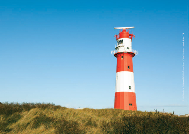 Poster Leuchtturm Borkum - A2