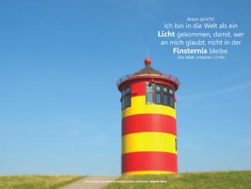 Poster A2: Leuchtturm Pilsum, Nordsee