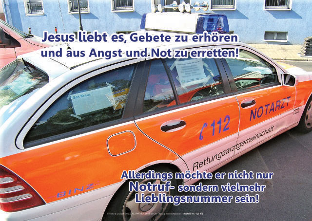 Poster A2: Notarzteinsatzfahrzeug