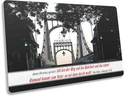 Karte: Kaiser-Wilhelm-Brücke verträumt