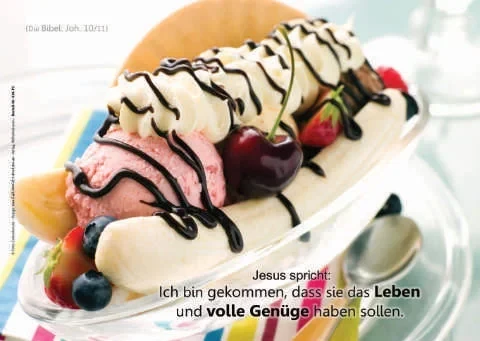 Kühlschrankmagnet 10er-Set - Eisbecher
