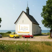 Kirchenbedarf Bibelvers-Wand-Banner XXL-Hebräer 13,8