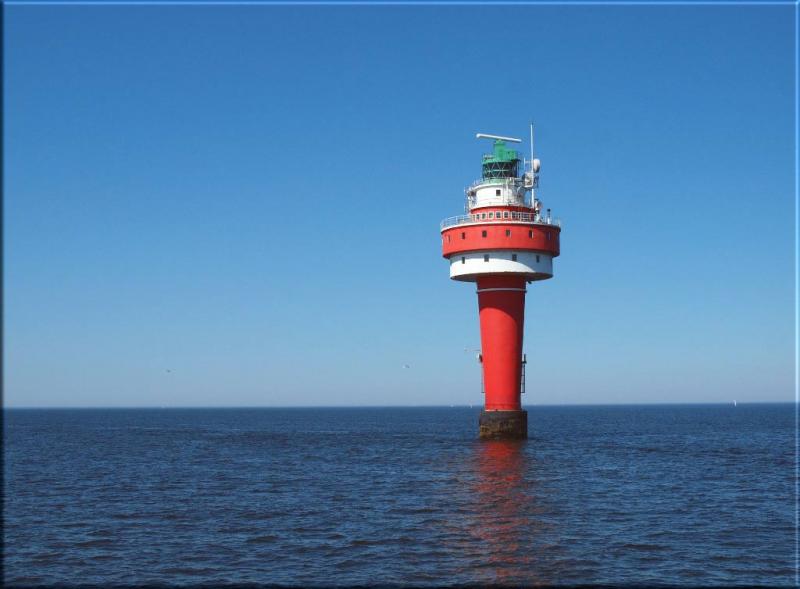 Leinwanddruck: Leuchtturm Alte Weser