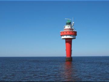 Leinwanddruck: Leuchtturm Alte Weser