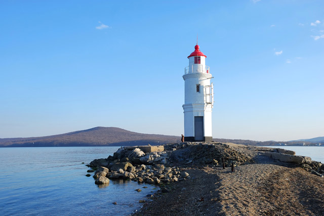 Leinwanddruck: Leuchtturm von Tokarevskiy